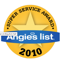 angie's list super service award 2010