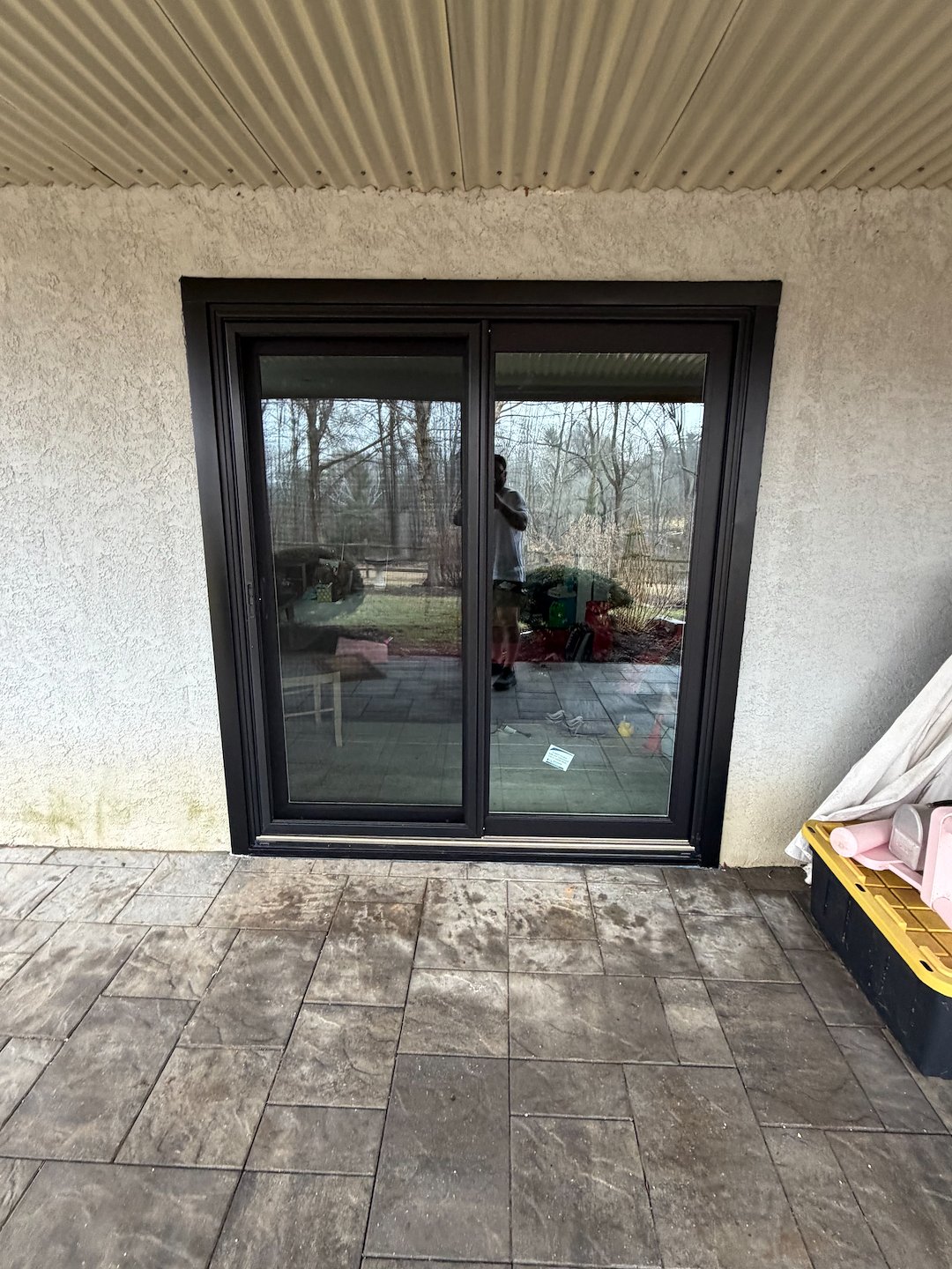 New Okna Elegante Black Patio Door