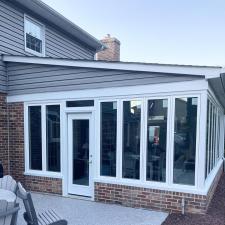 New Casement Windows and Entry Door in a Sunroom in West Chester, PA